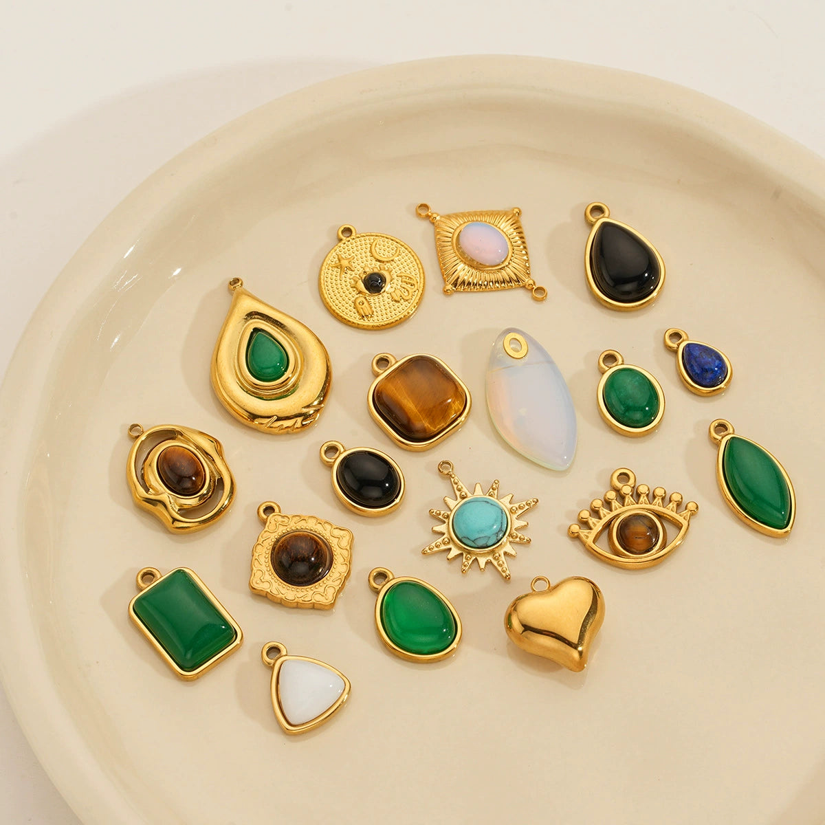 Collection Rêverie charm – aranyozott nemesacél